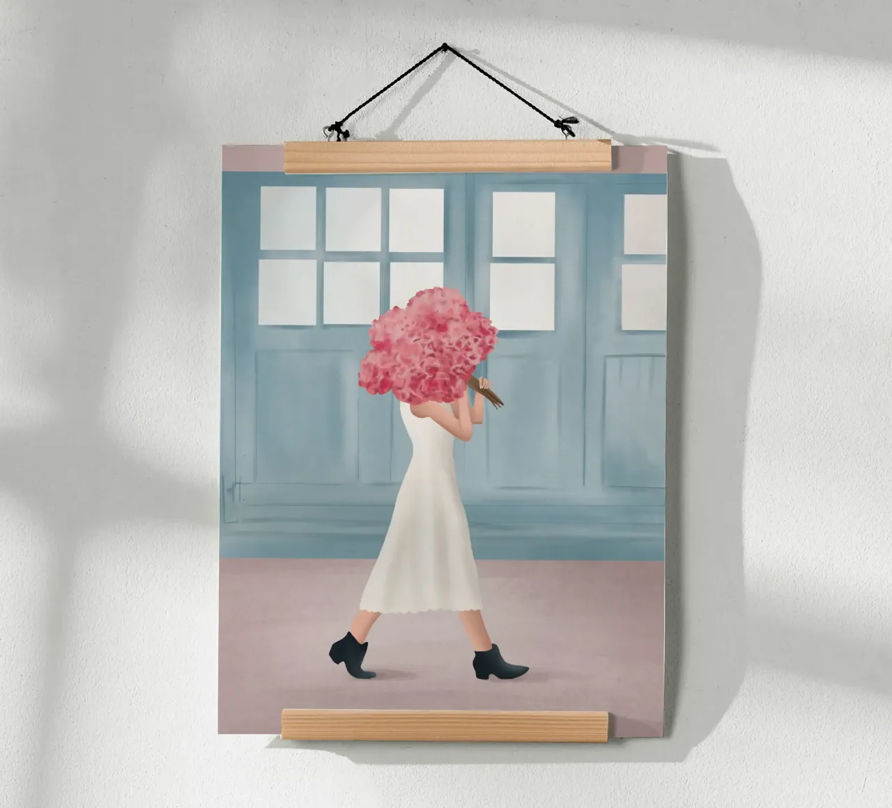 Flowers for You poster con telaio in plastica da Flow Line