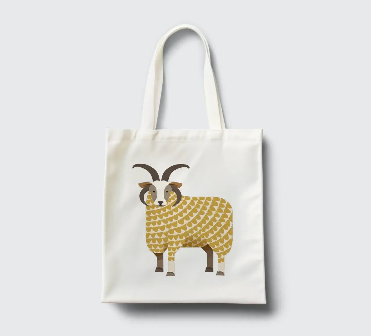 Mouton Jacob fantaisiste tote bag de The Printed Sparrow