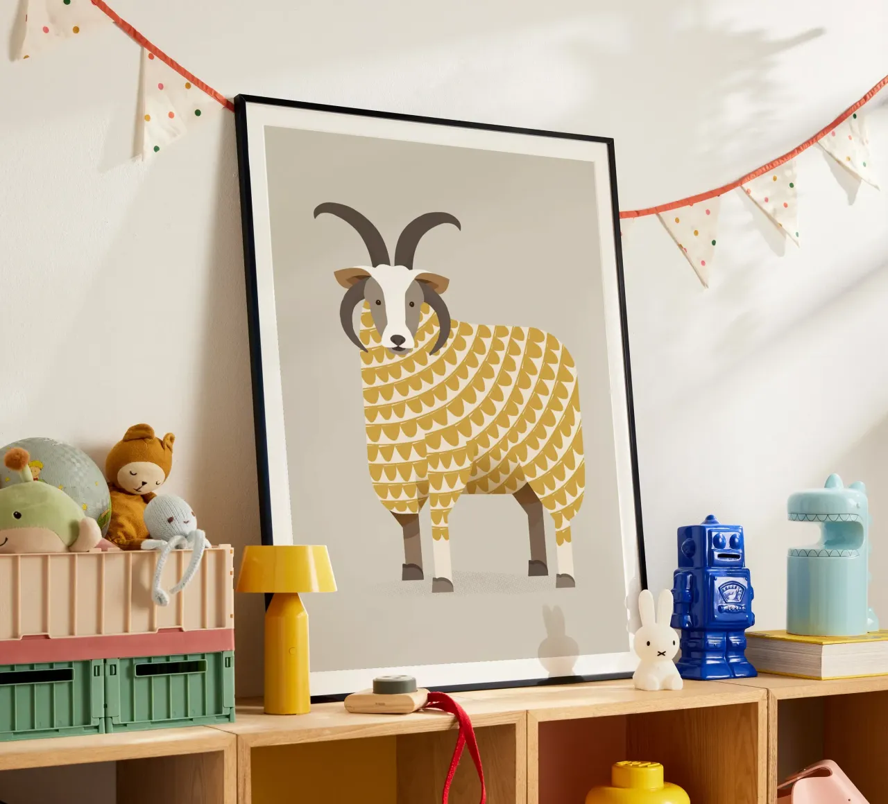 Pecorella capricciosa di Jacob poster da The Printed Sparrow