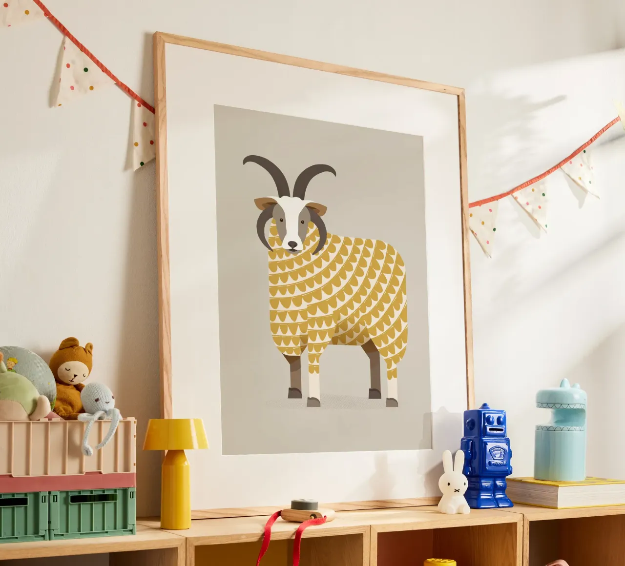 Pecorella capricciosa di Jacob poster da The Printed Sparrow