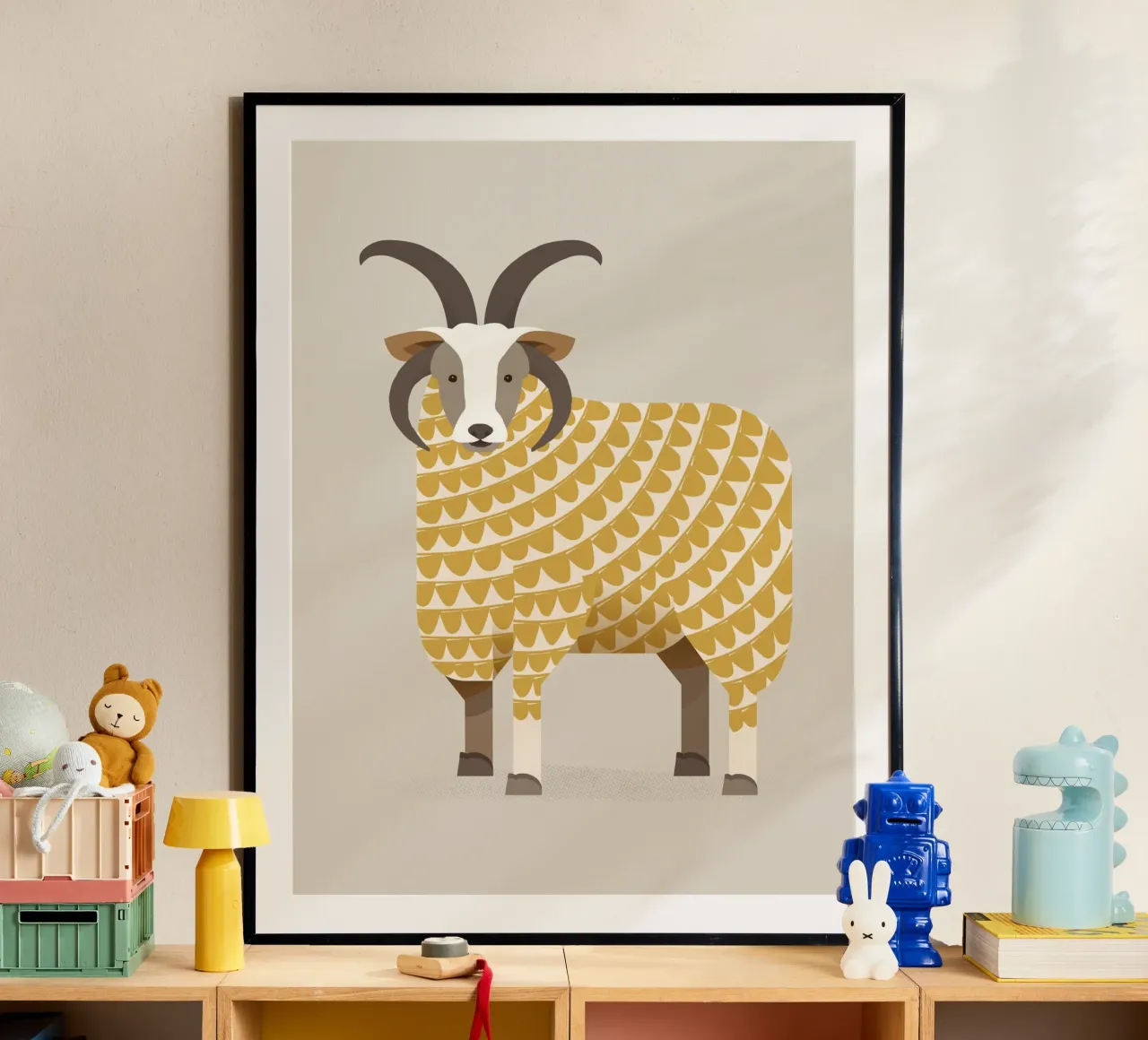 Pecorella capricciosa di Jacob poster da The Printed Sparrow