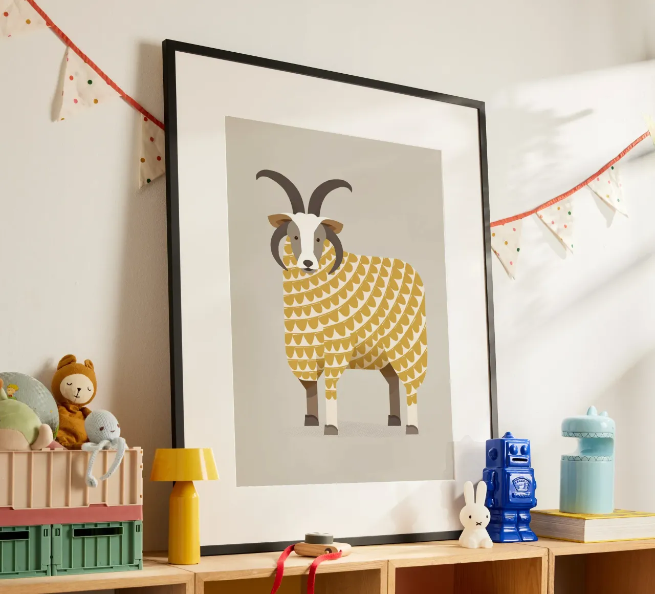 Pecorella capricciosa di Jacob poster da The Printed Sparrow