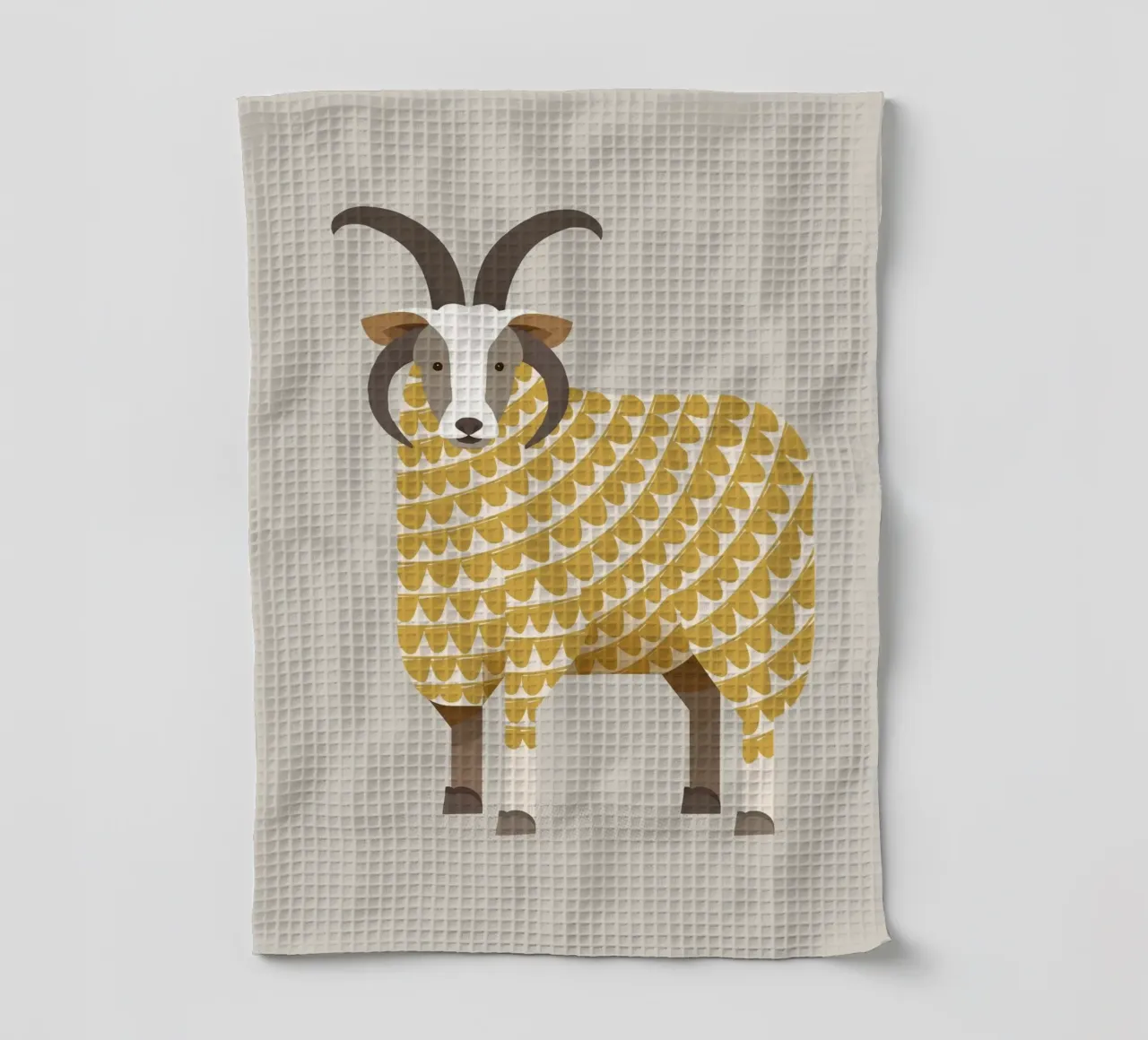 Mouton Jacob fantaisiste torchon de The Printed Sparrow