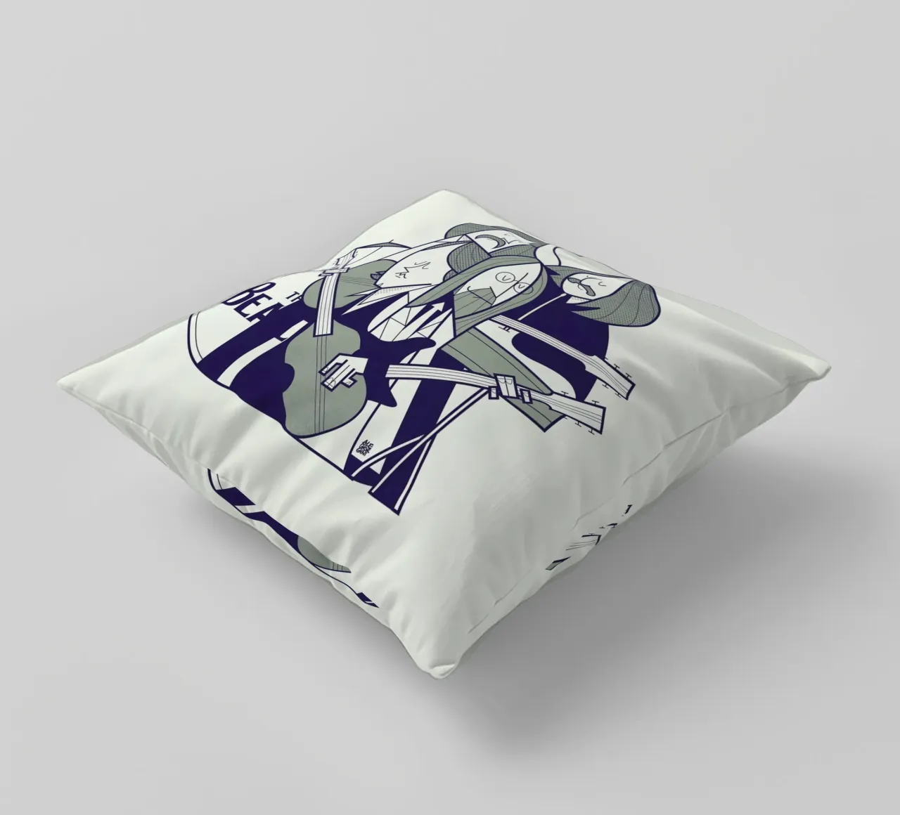 Fab Four cuscino da Ale Giorgini