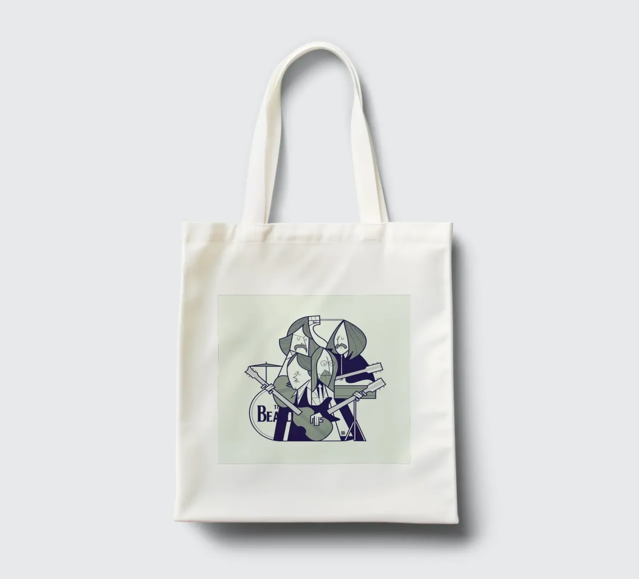 Fab Four borsa in juta da Ale Giorgini