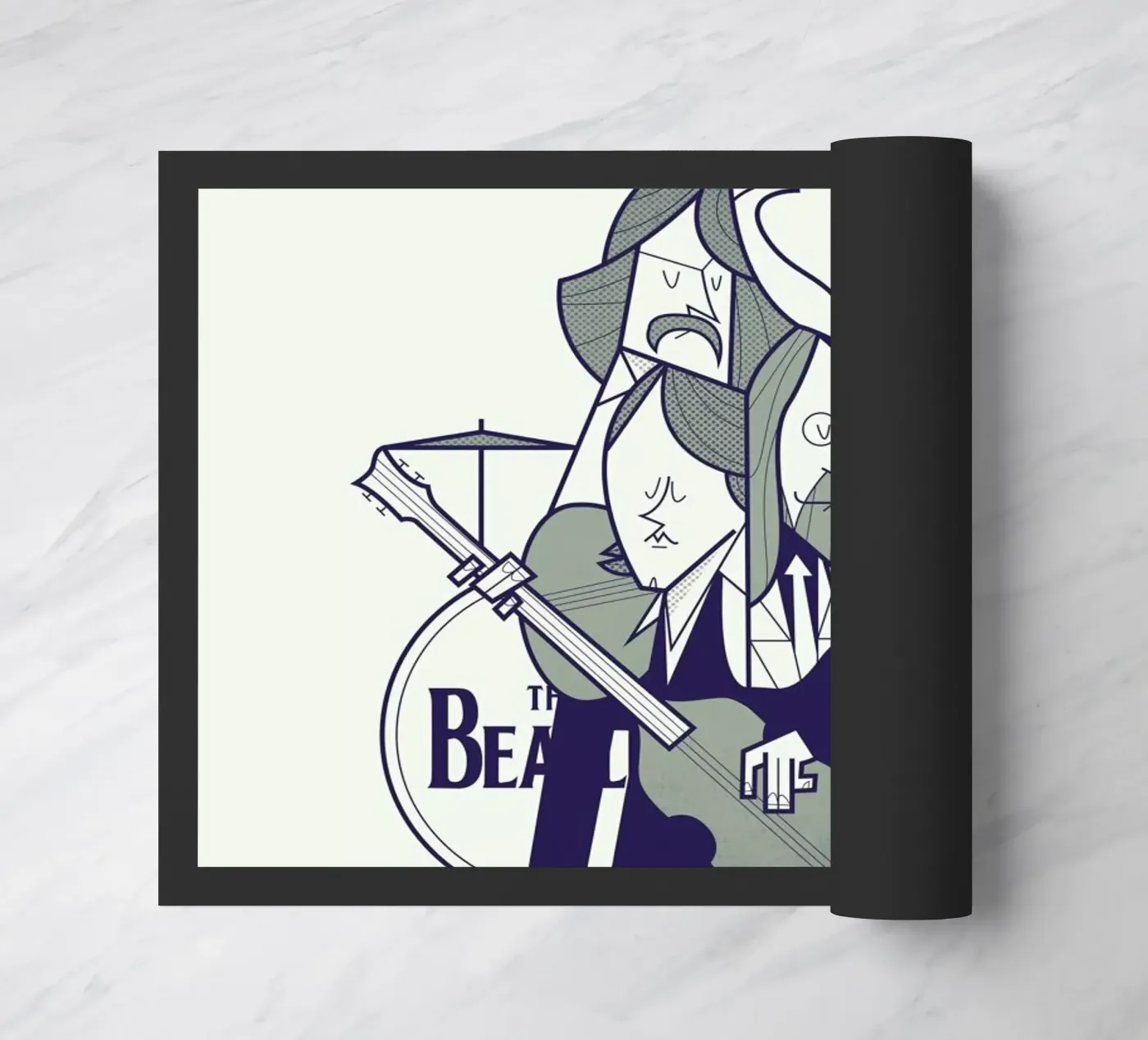 Fab Four doormat by Ale Giorgini