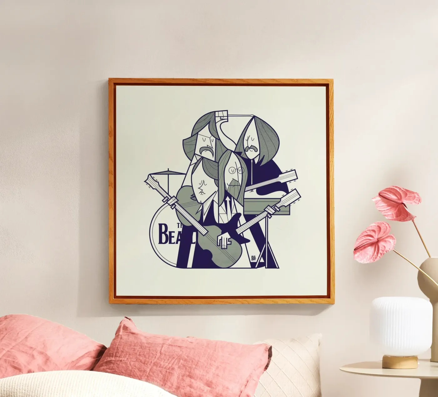 Fab Four plexiglass da Ale Giorgini