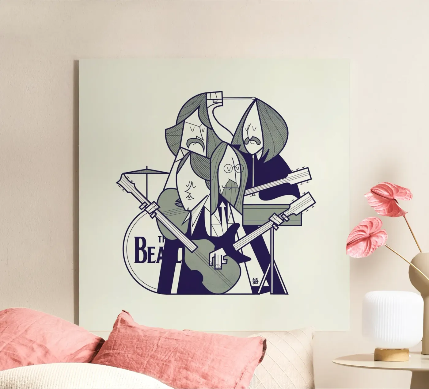 Fab Four plexiglass da Ale Giorgini