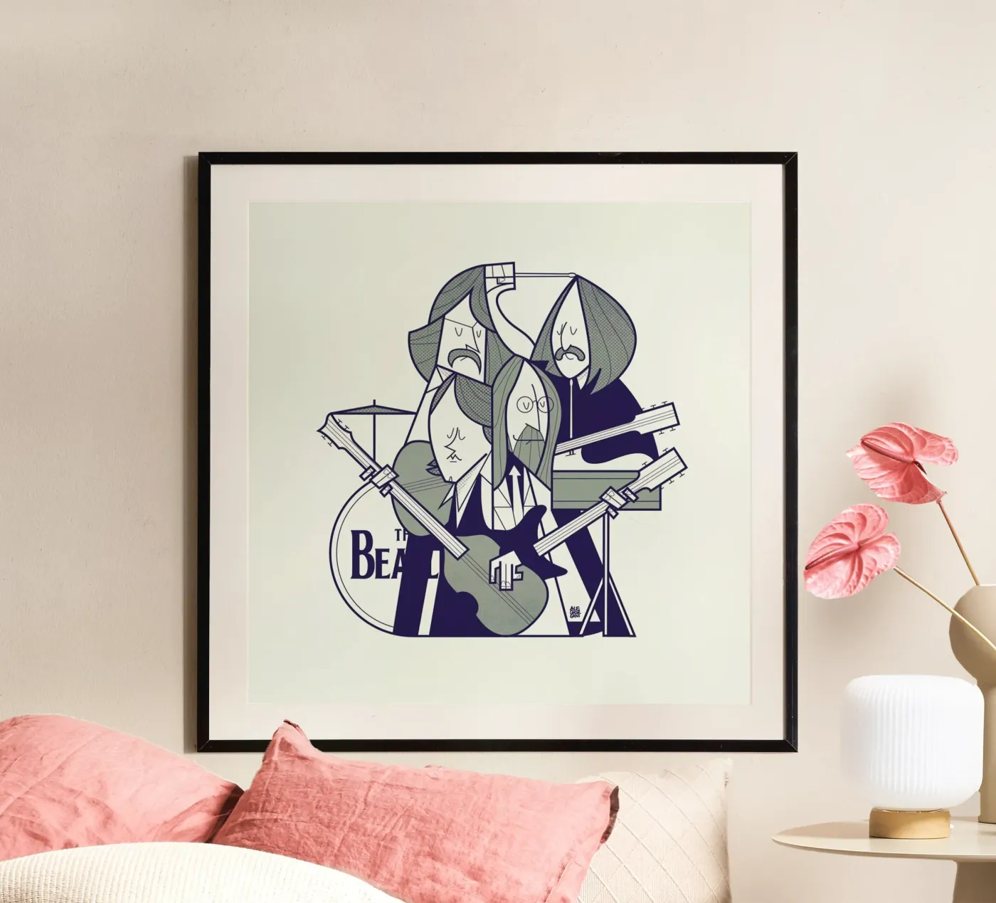 Fab Four poster da Ale Giorgini