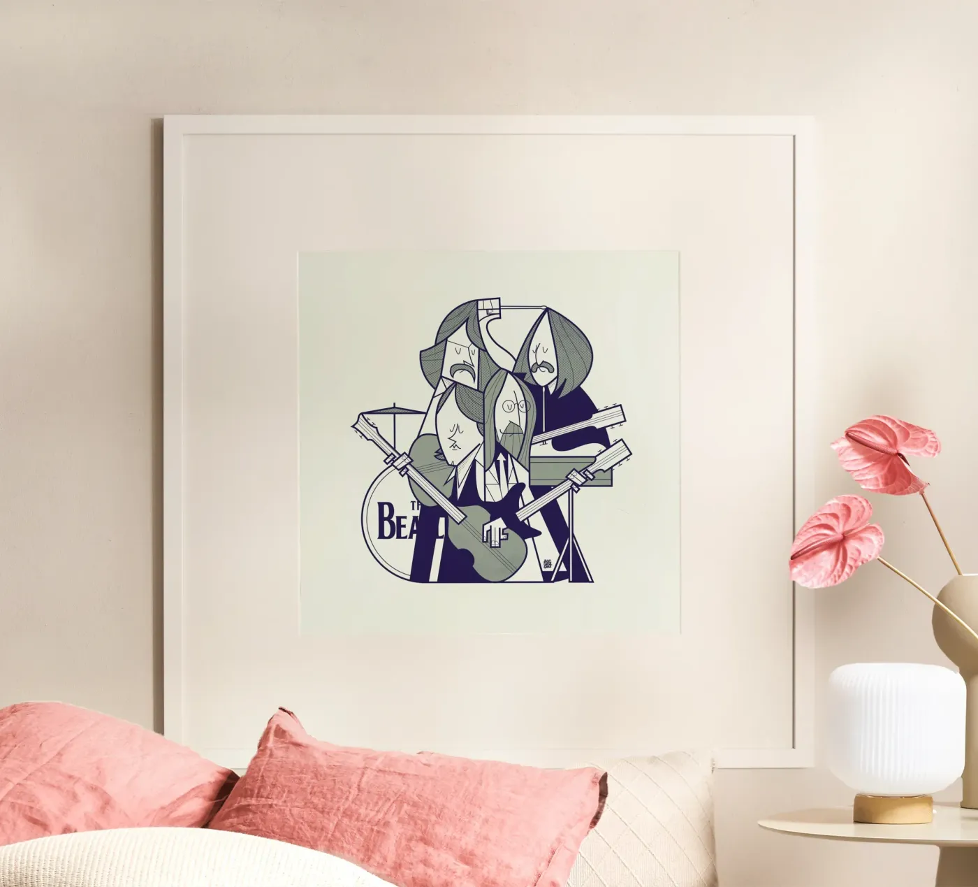 Fab Four poster da Ale Giorgini