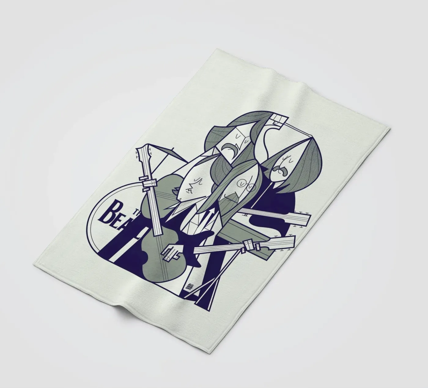 Fab Four Fleecedecke von Ale Giorgini