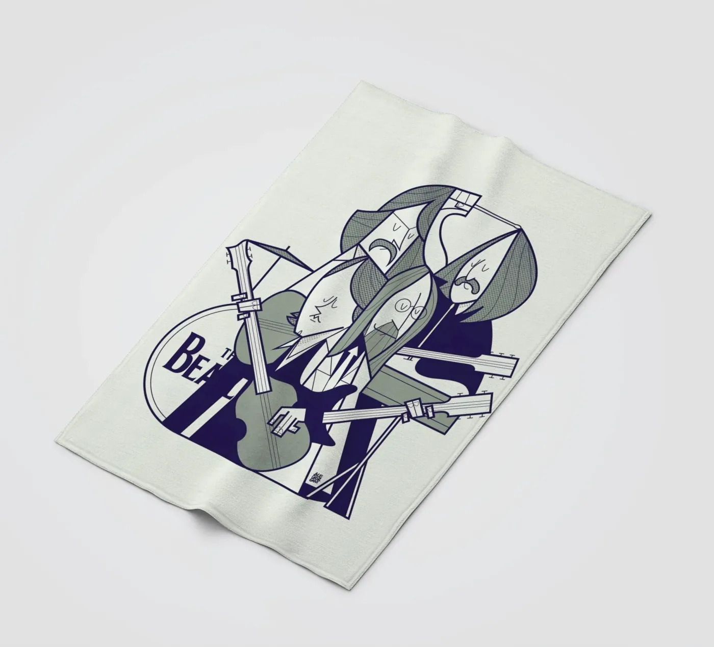 Fab Four fleecedeken van Ale Giorgini