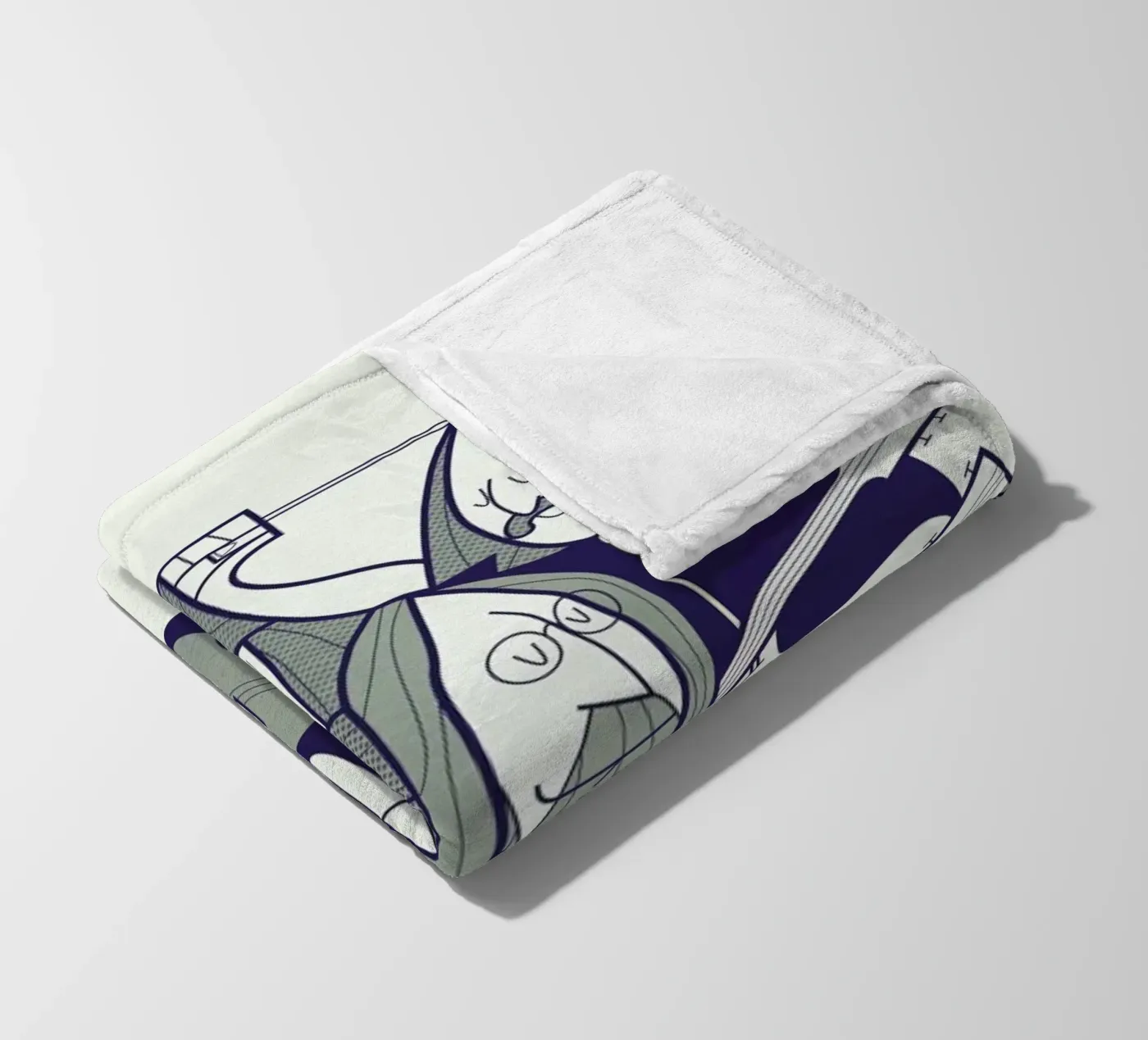 Fab Four fleecedeken van Ale Giorgini