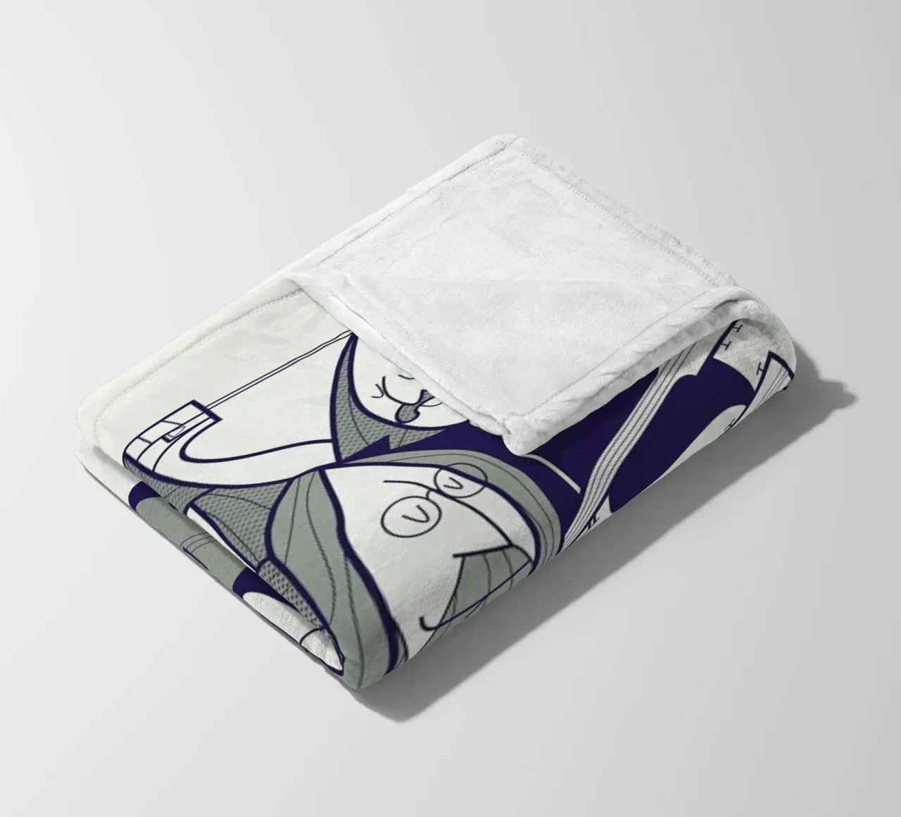 Fab Four Fleecedecke von Ale Giorgini