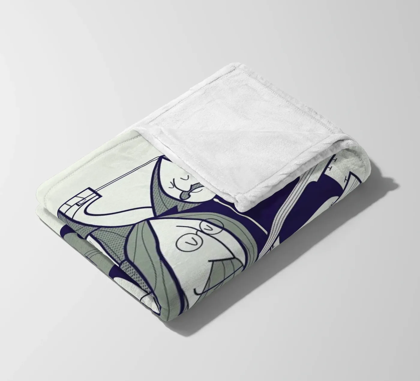 Fab Four Fleecedecke von Ale Giorgini
