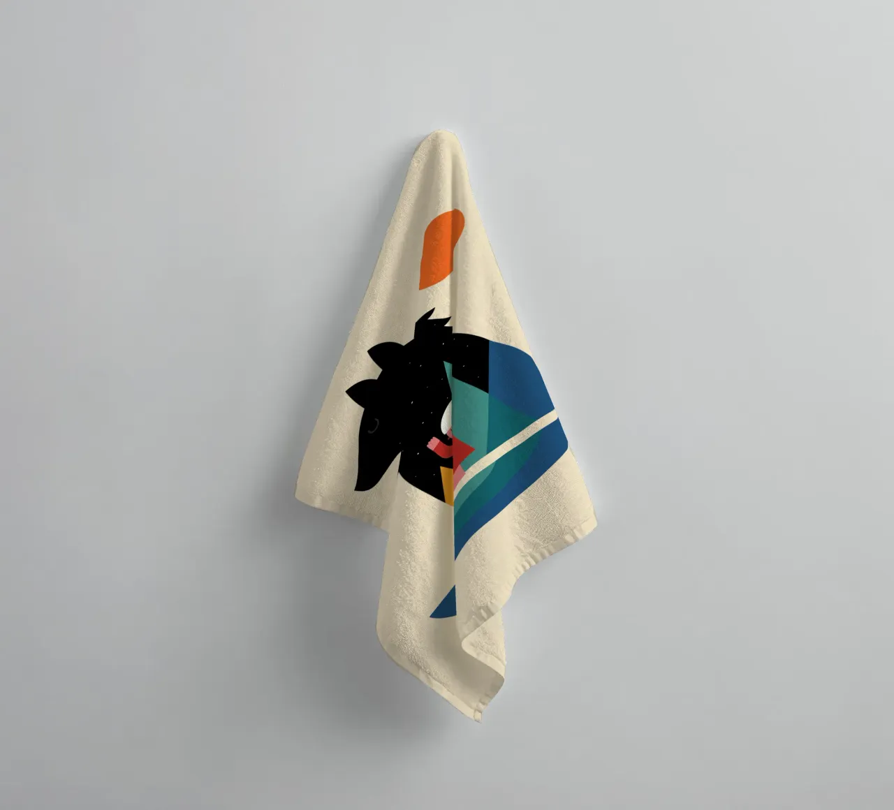 Best Friend towel by Andy Westface