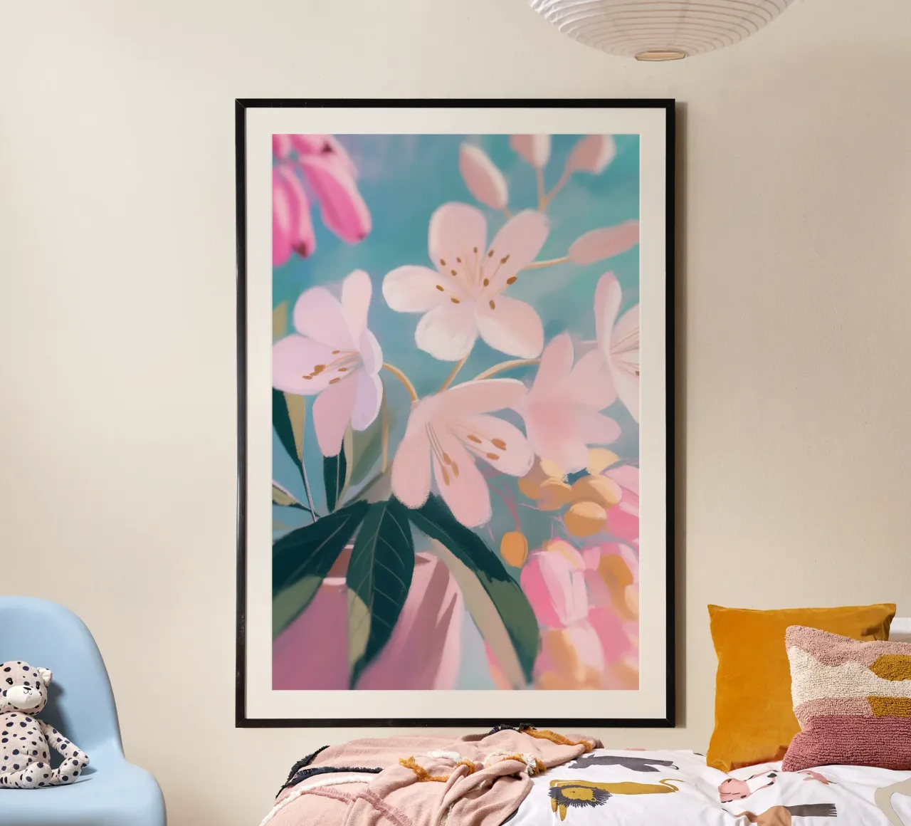Fiori botanici pastello carta hahnemühle da Carinaprint