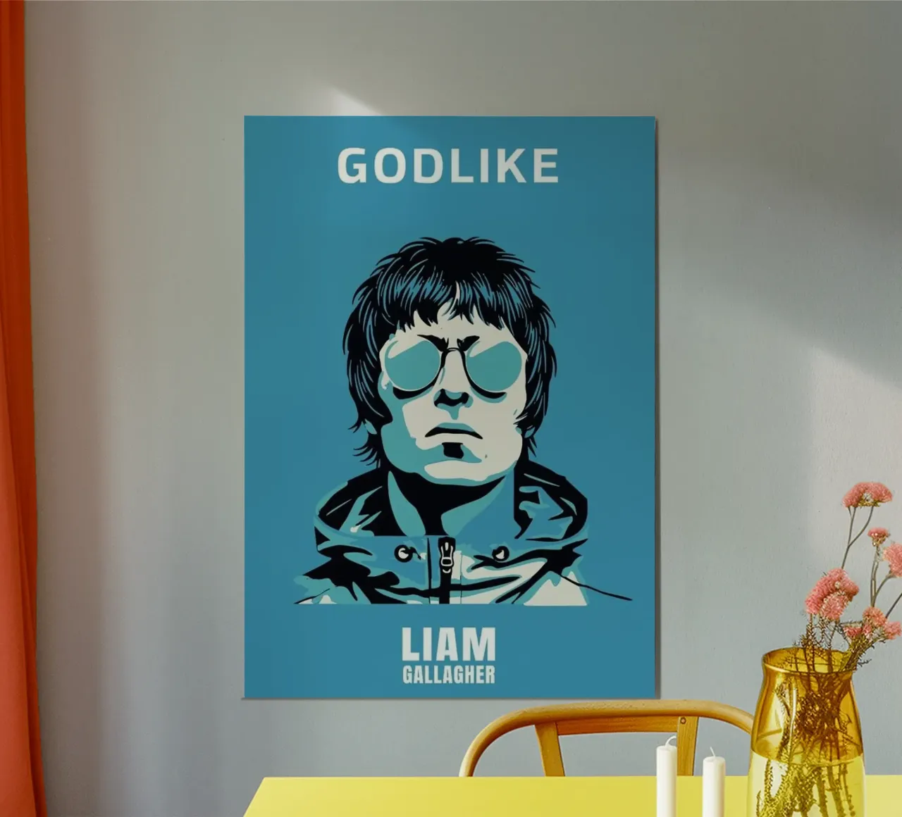 Liam Gallagher - Oasis Band poster da avissta