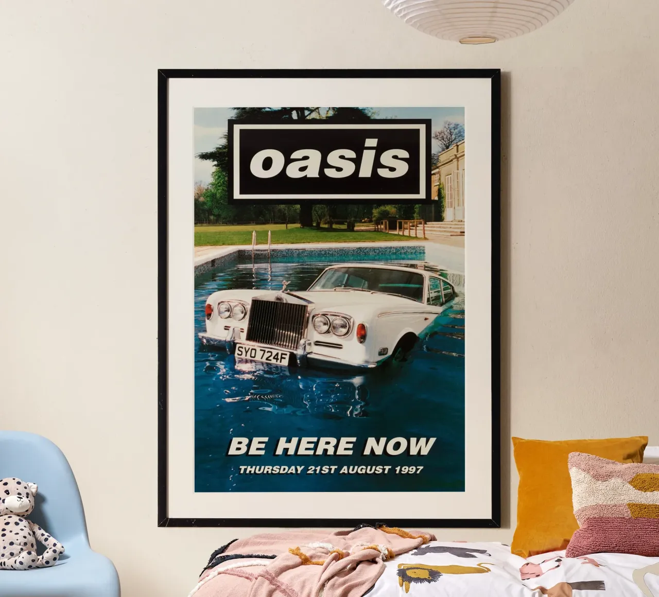 Oasis Band - Be Here Now poster da avissta