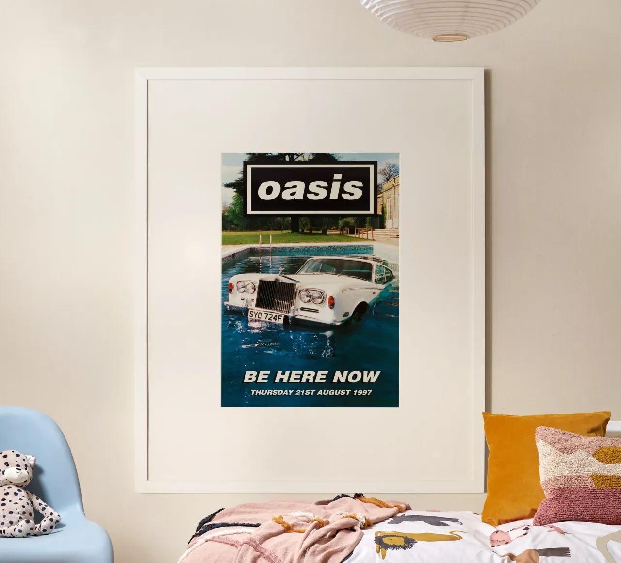 Oasis Band - Be Here Now poster da avissta