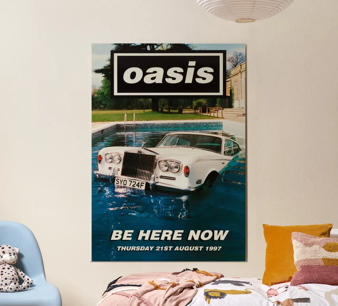 Oasis Band - Be Here Now poster da avissta