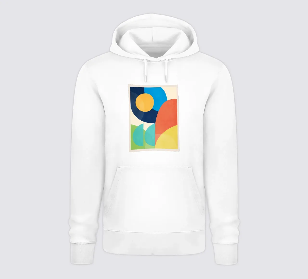 Formes minimales colorées sweat à capuche de ThingDesign