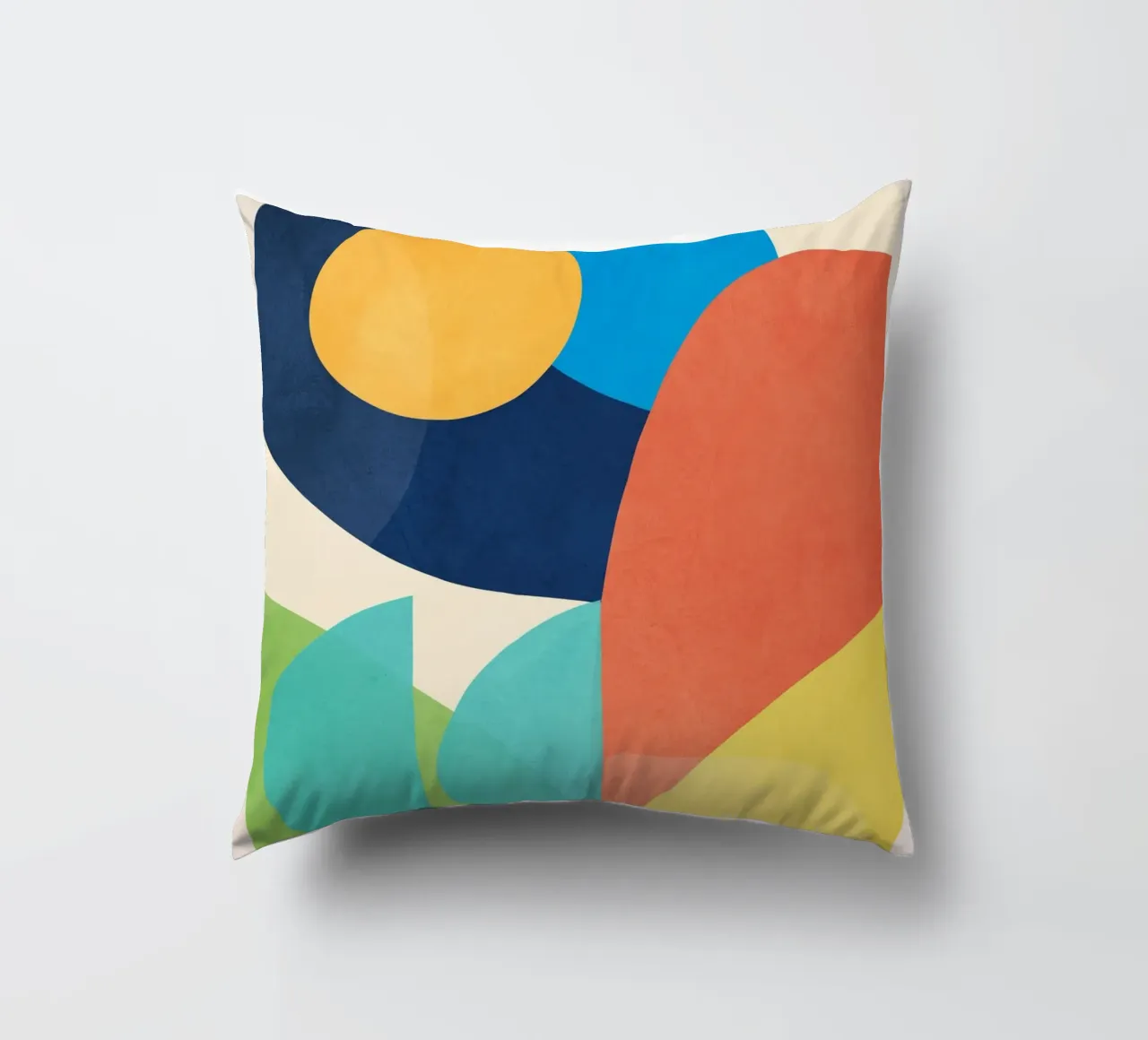 Forme colorate e minimali cuscino da ThingDesign