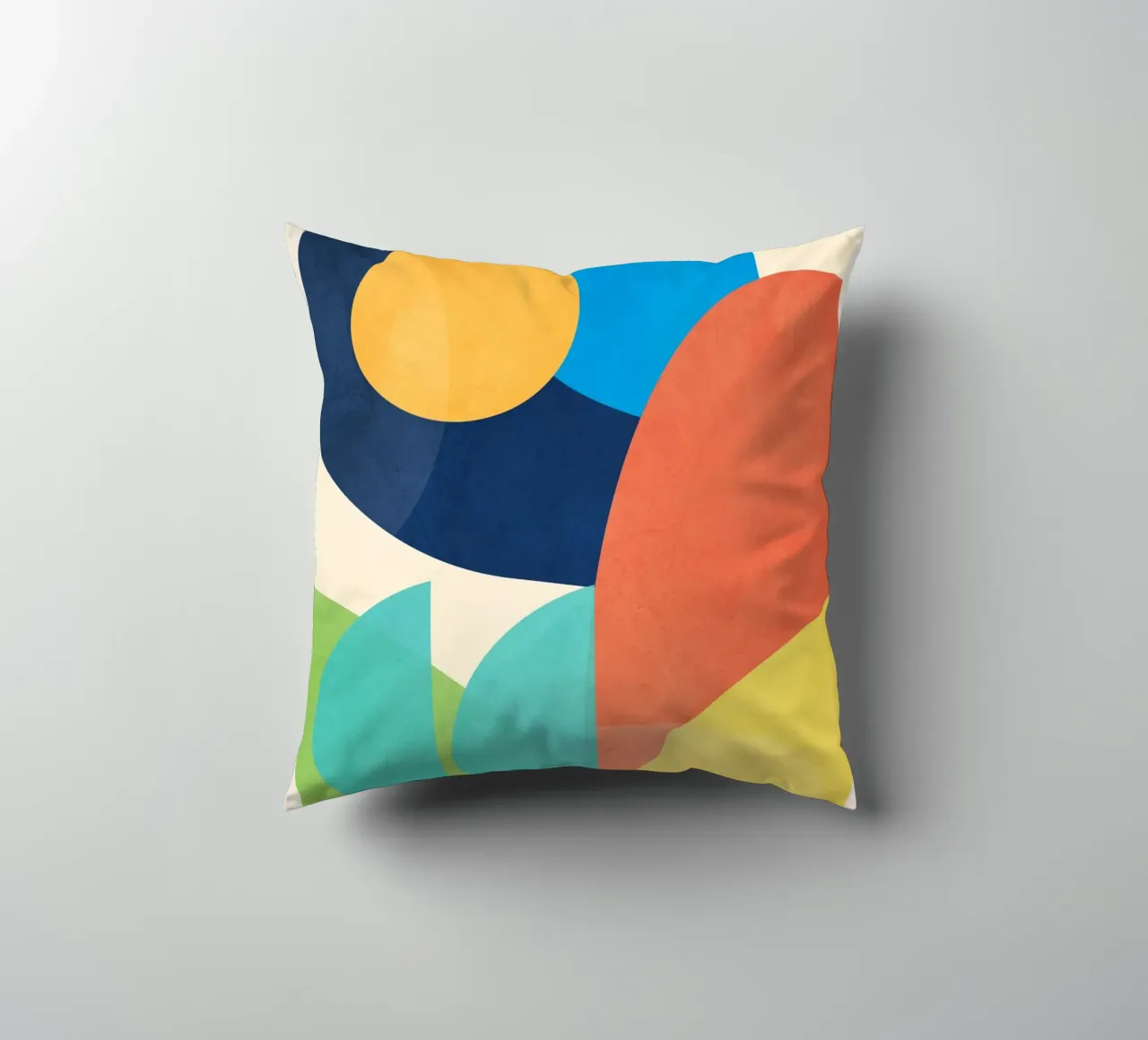 Forme colorate e minimali cuscino da ThingDesign