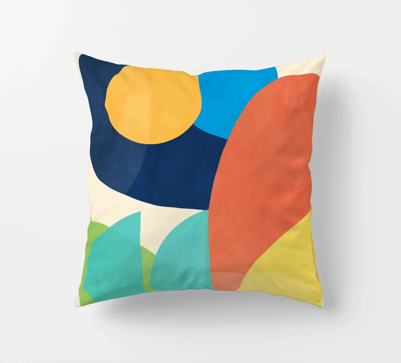 Forme colorate e minimali cuscino da ThingDesign