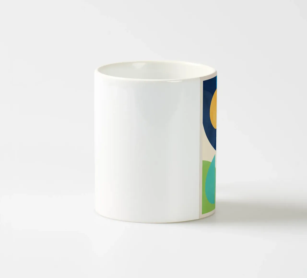 Forme colorate e minimali tazza in ceramica da ThingDesign