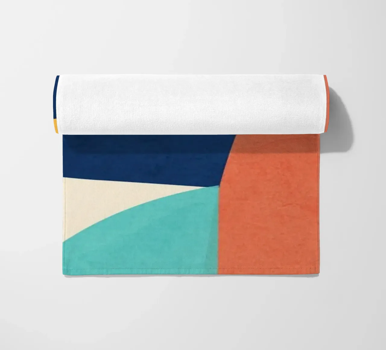 Forme colorate e minimali telo mare da ThingDesign