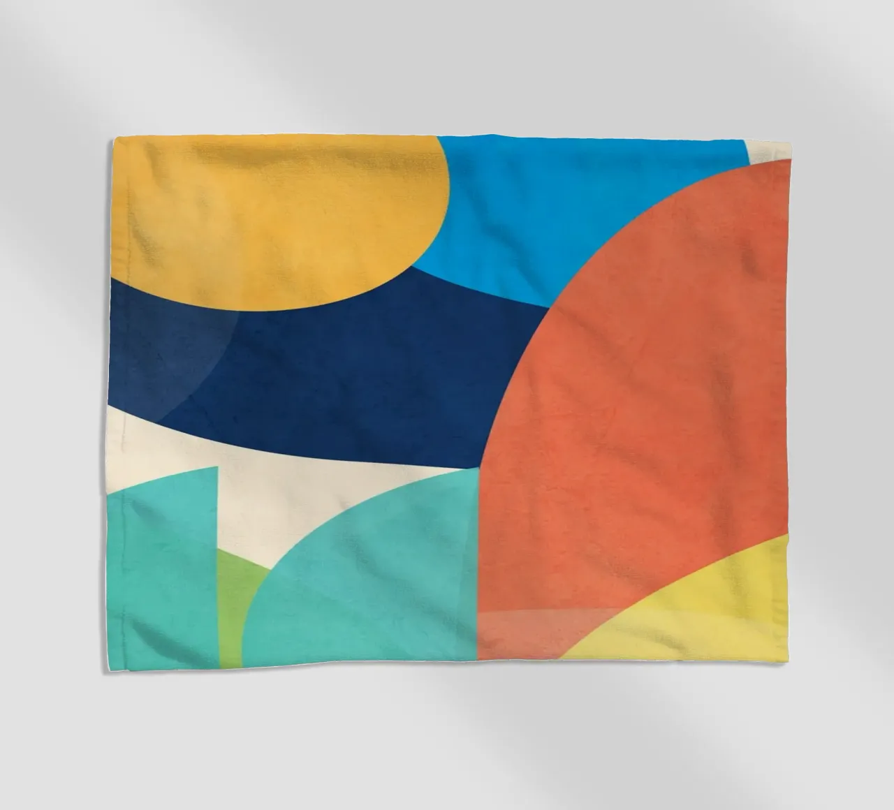 Forme colorate e minimali telo mare da ThingDesign