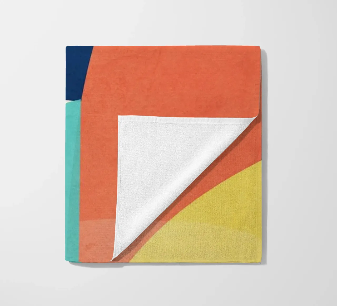 Forme colorate e minimali telo mare da ThingDesign