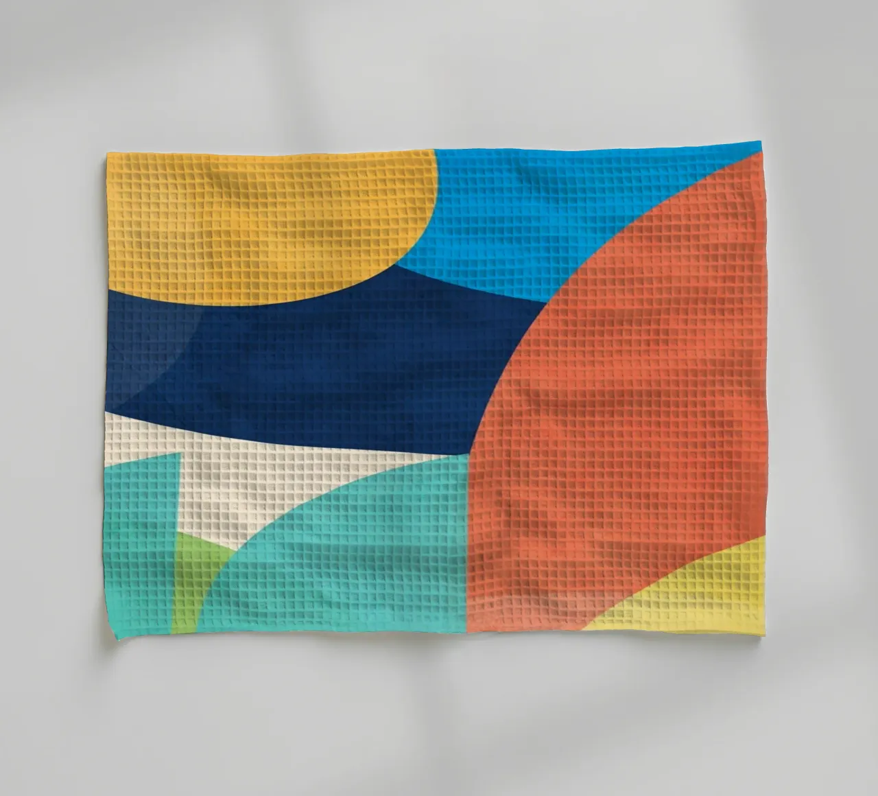 Forme colorate e minimali canovaccio da cucina da ThingDesign