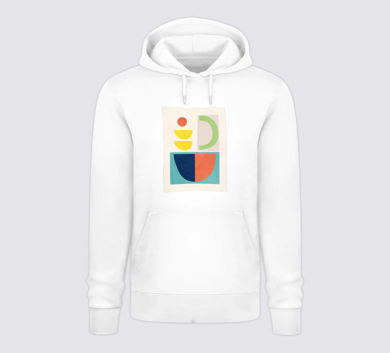 Forme minimali colorate 2 felpa con cappuccio da ThingDesign