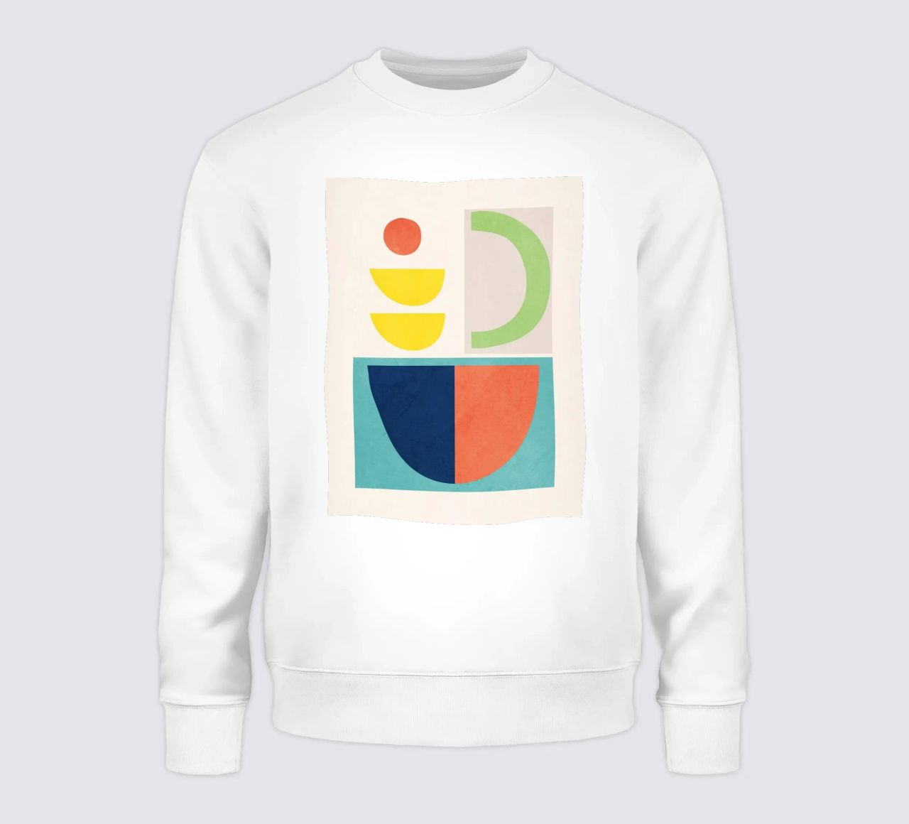 Forme minimali colorate 2 felpa da ThingDesign