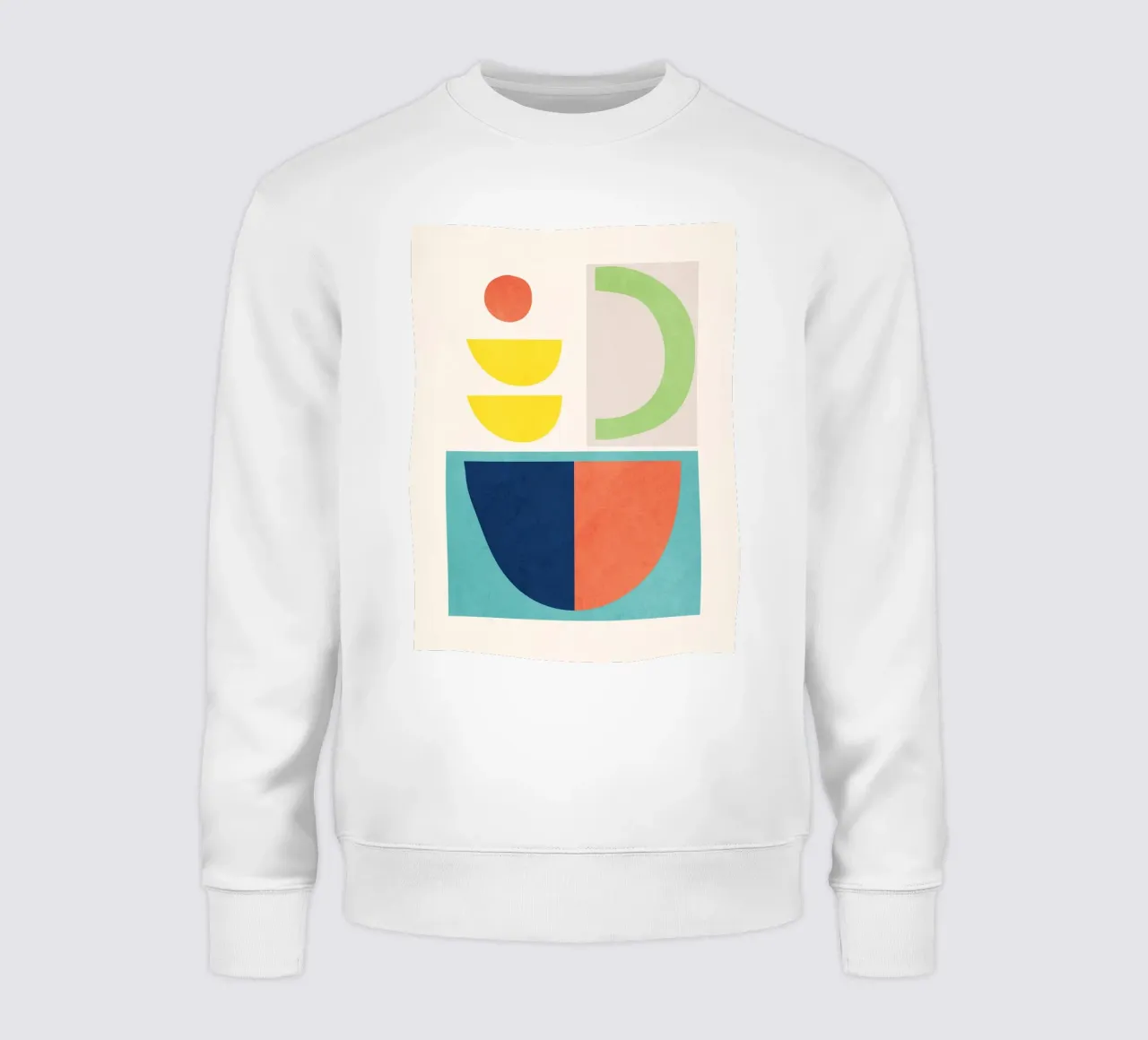 Forme minimali colorate 2 felpa da ThingDesign