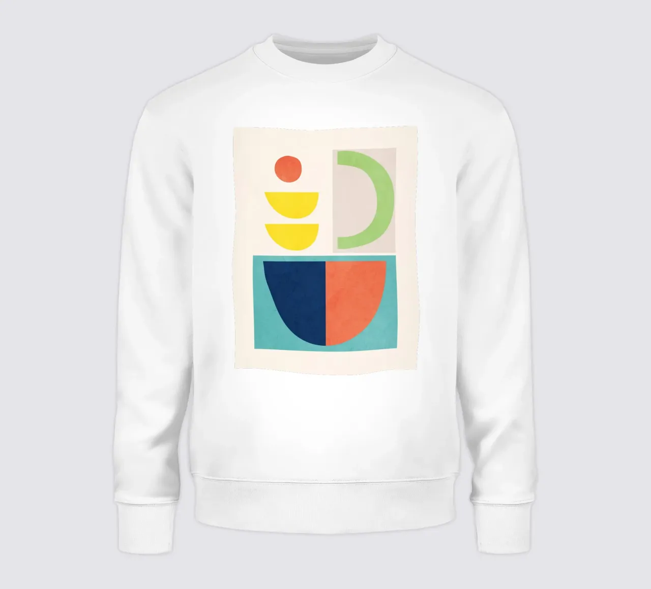 Forme minimali colorate 2 felpa da ThingDesign