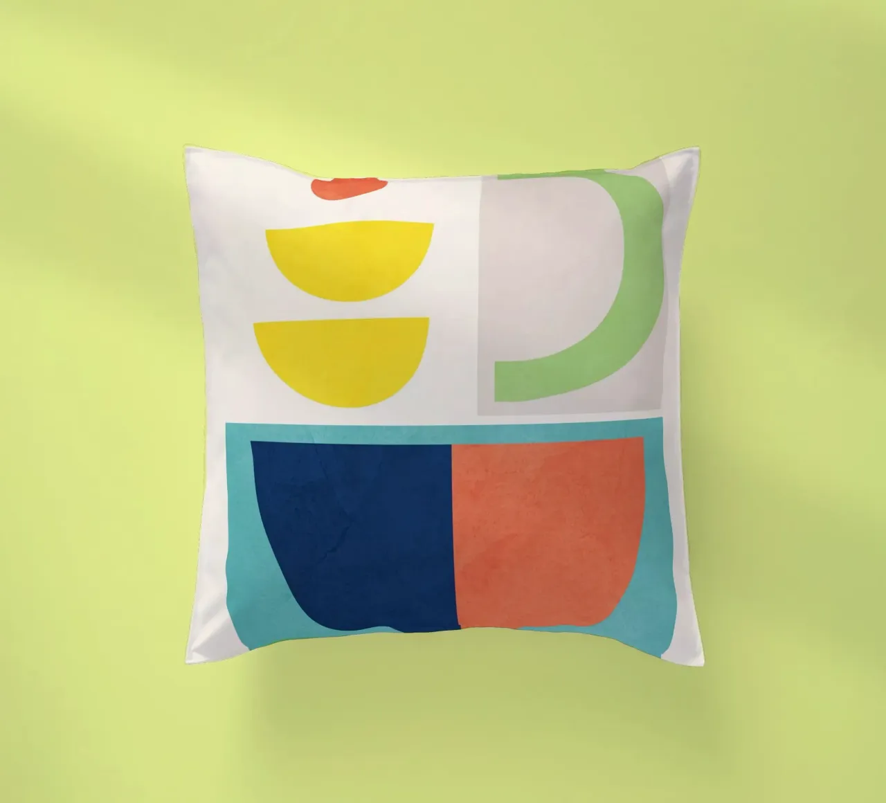 Forme minimali colorate 2 cuscino da ThingDesign