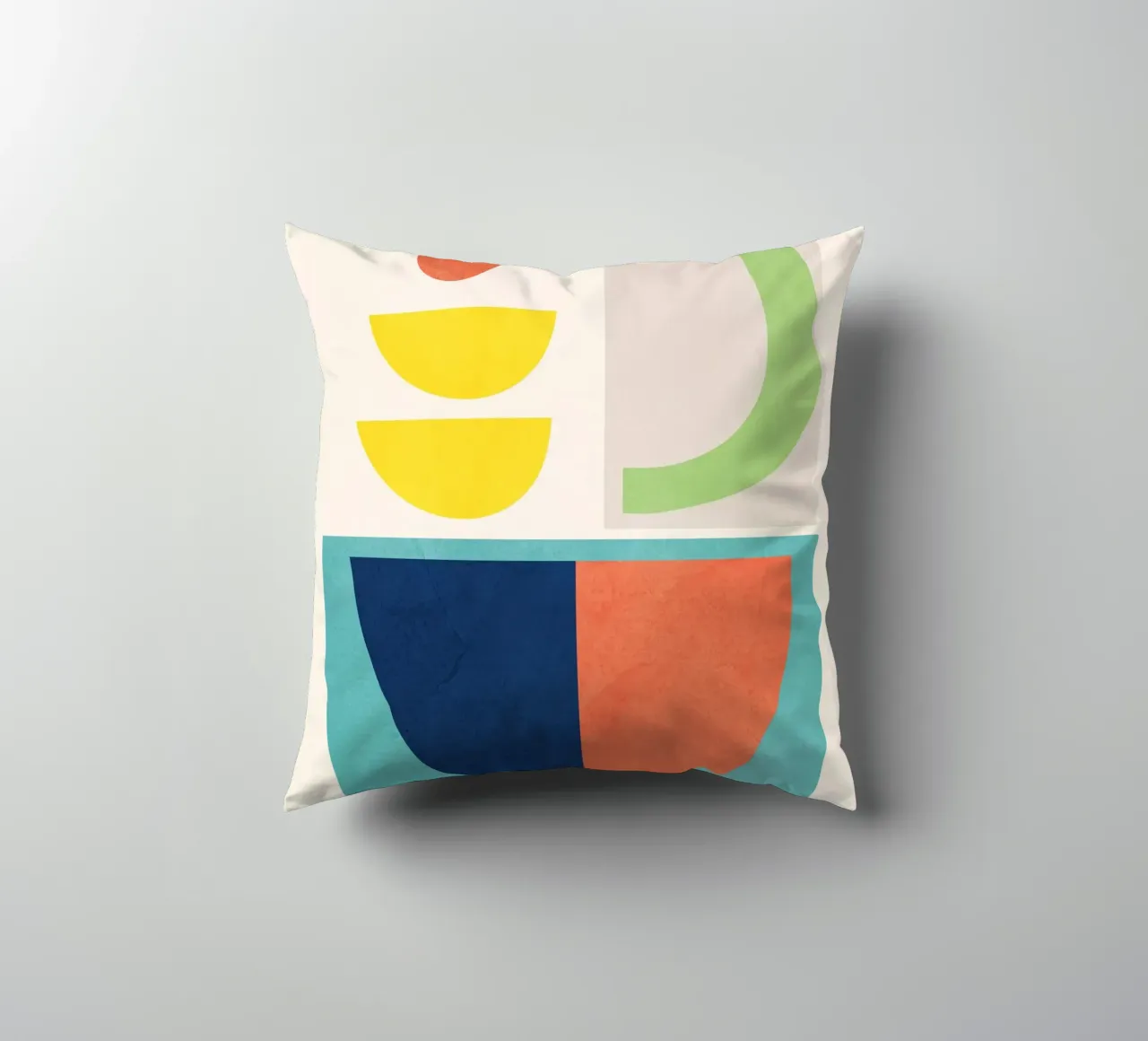 Forme minimali colorate 2 cuscino da ThingDesign