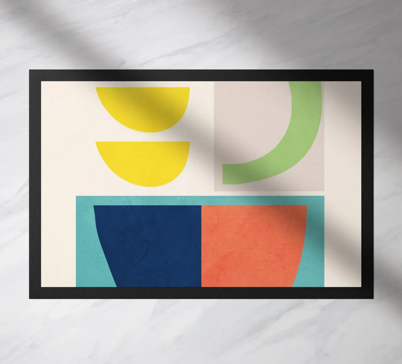 Forme minimali colorate 2 zerbino da ThingDesign