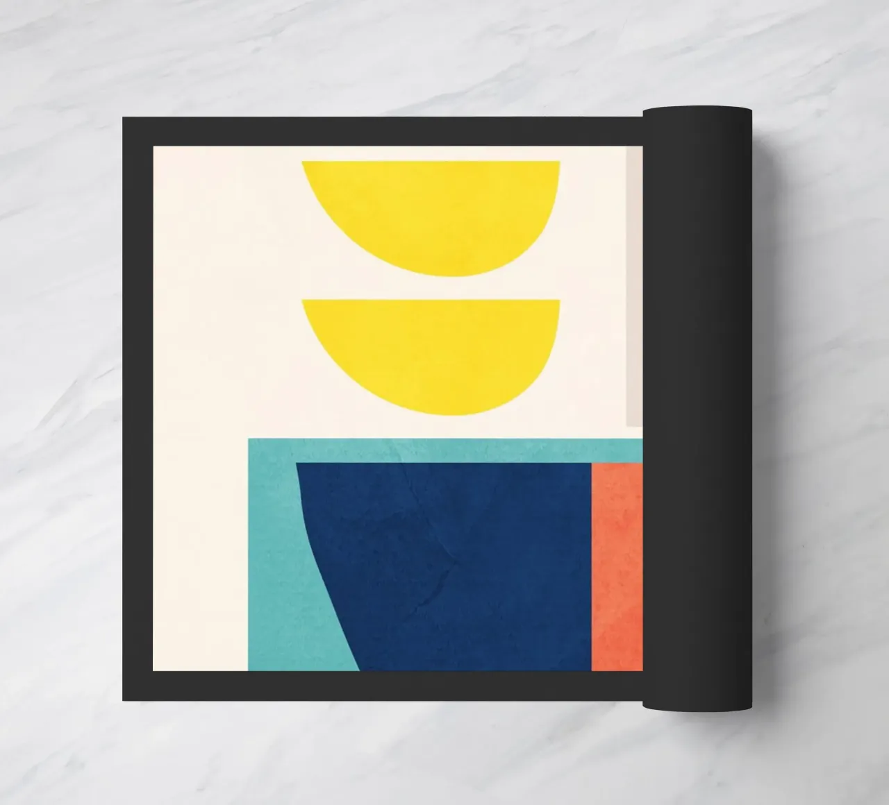 Forme minimali colorate 2 zerbino da ThingDesign