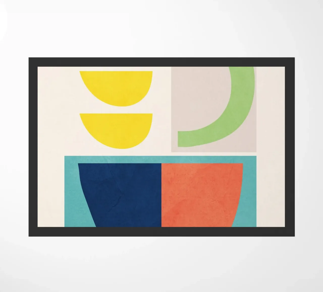 Forme minimali colorate 2 zerbino da ThingDesign