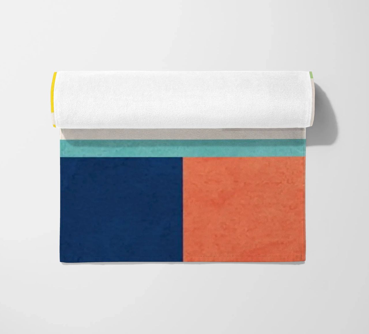 Forme minimali colorate 2 telo mare da ThingDesign