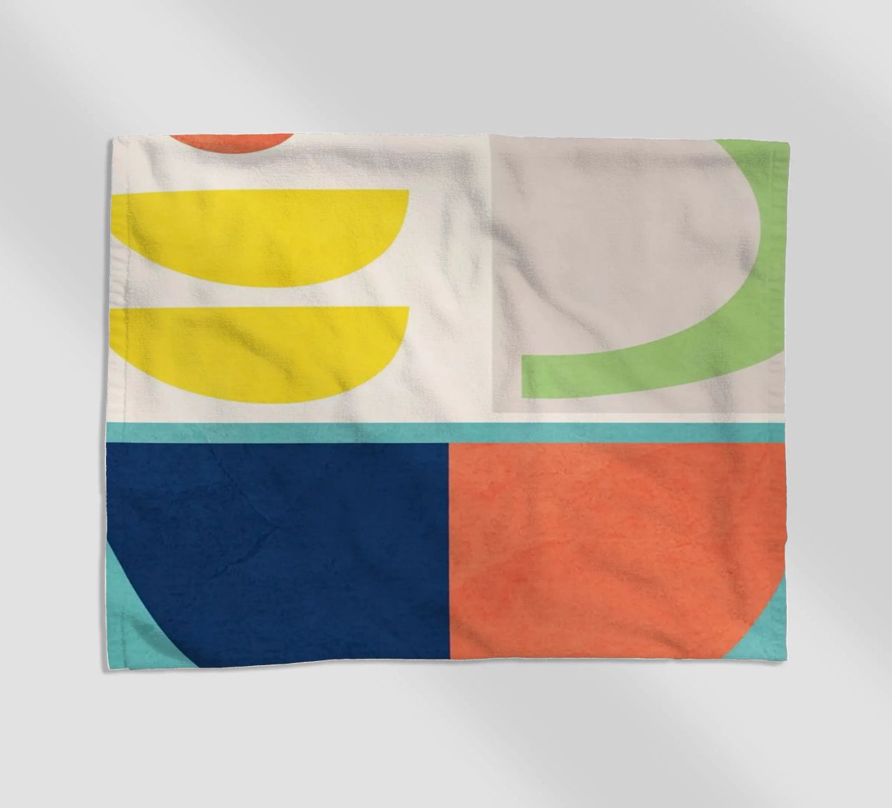Forme minimali colorate 2 telo mare da ThingDesign