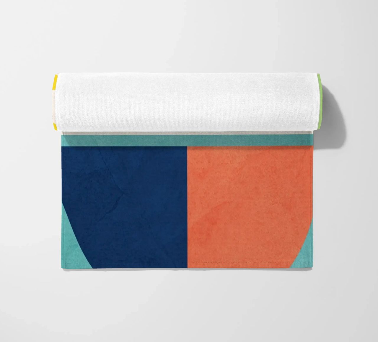 Forme minimali colorate 2 telo mare da ThingDesign