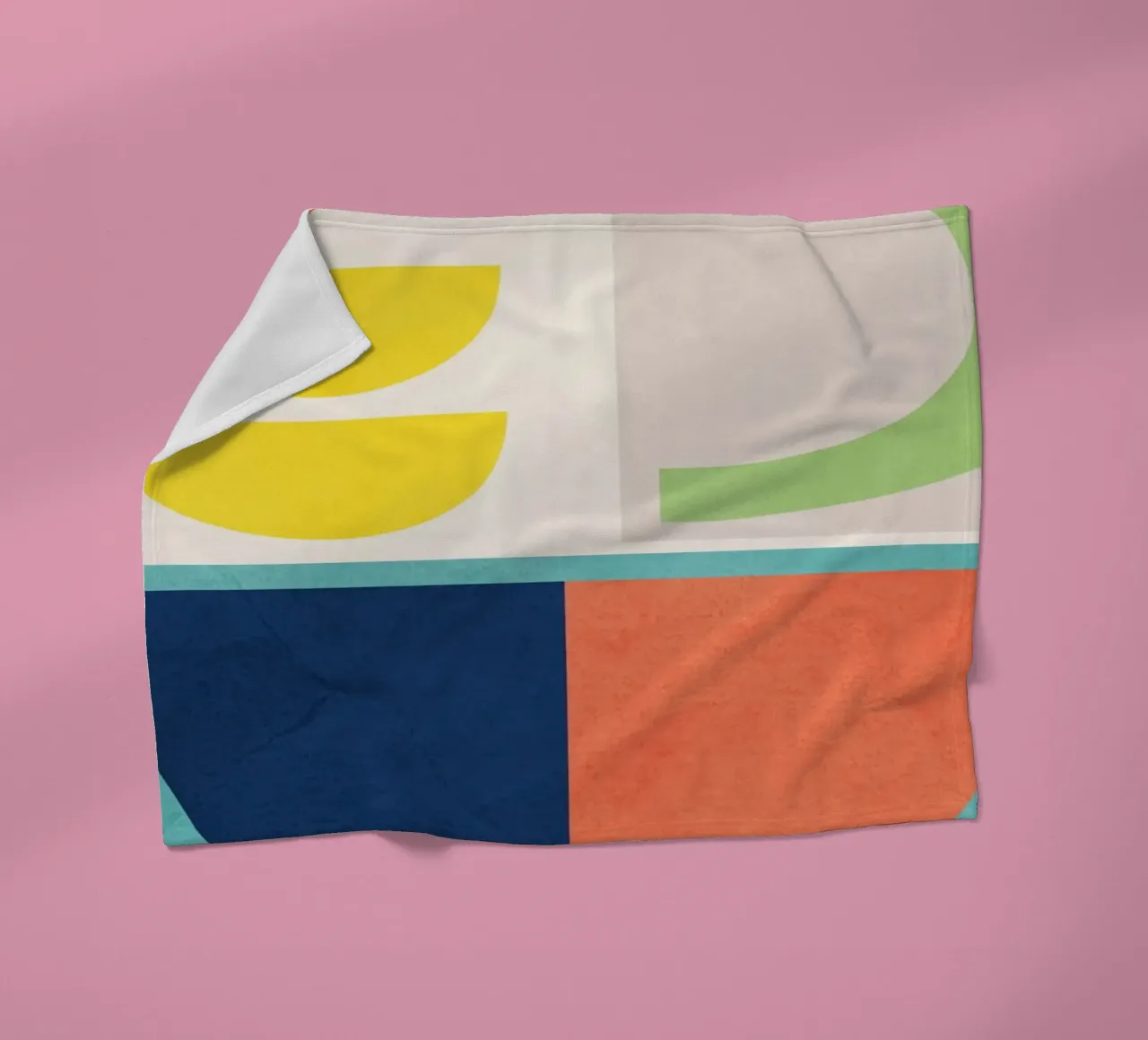 Forme minimali colorate 2 coperta in pile da ThingDesign
