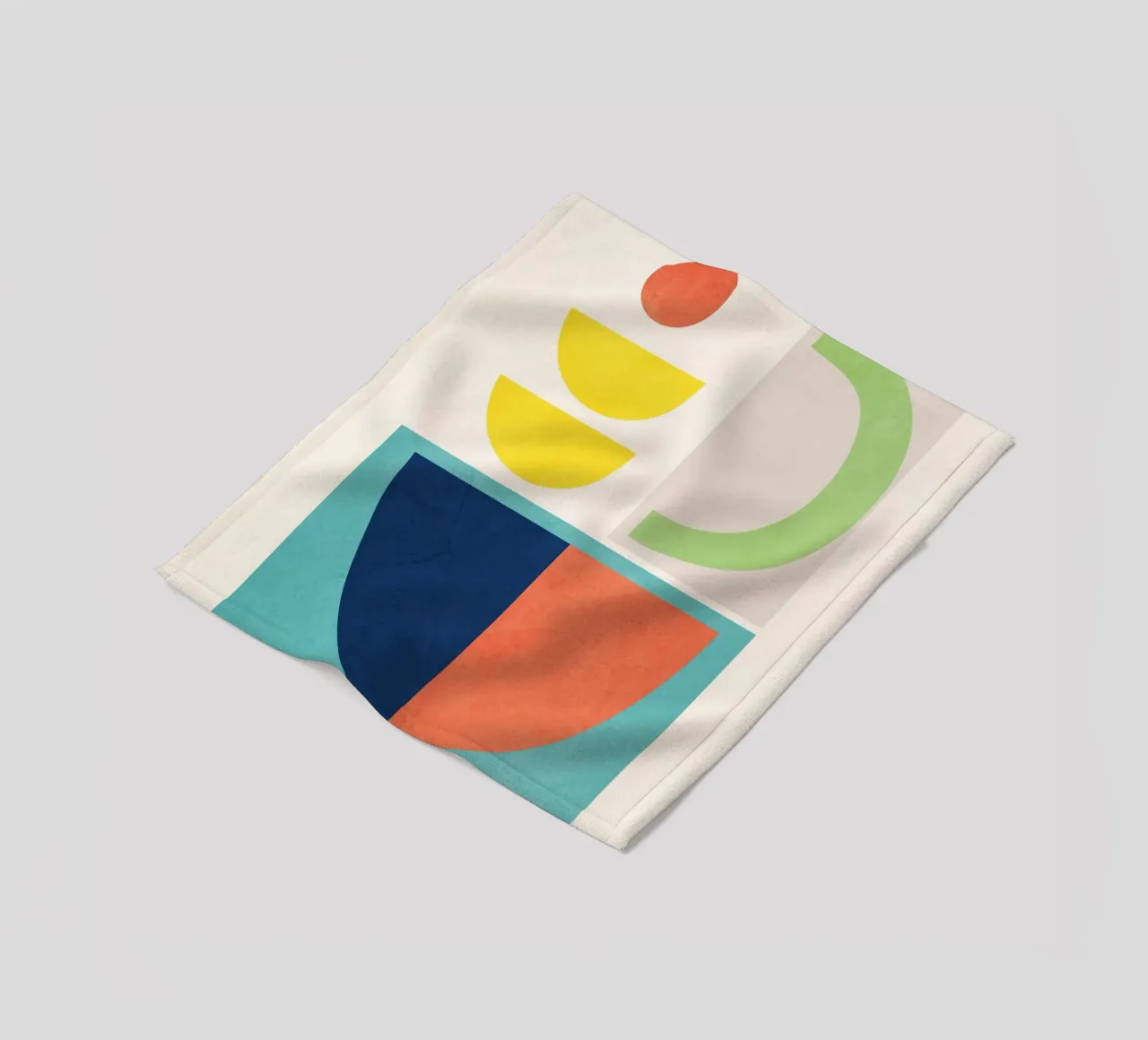 Forme minimali colorate 2 coperta in pile da ThingDesign