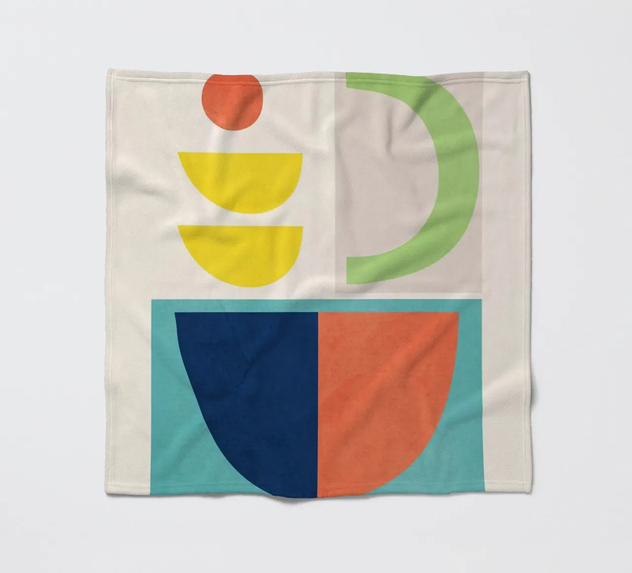 Forme minimali colorate 2 coperta in pile da ThingDesign