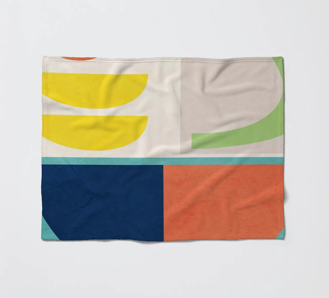 Forme minimali colorate 2 coperta in pile da ThingDesign